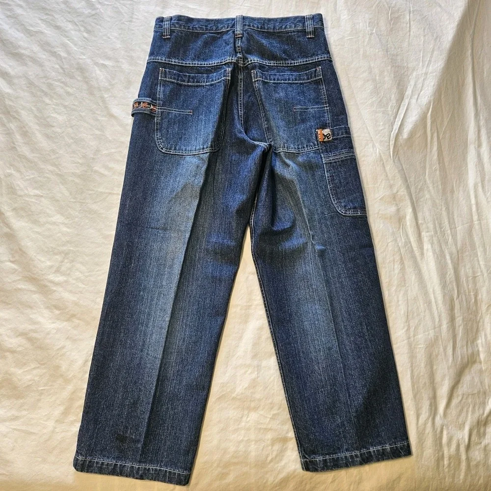 Vintage Y2K Joe Boxer Jeans Carpenter Baggy Size 34x30 8 Ball Denim Skater‎